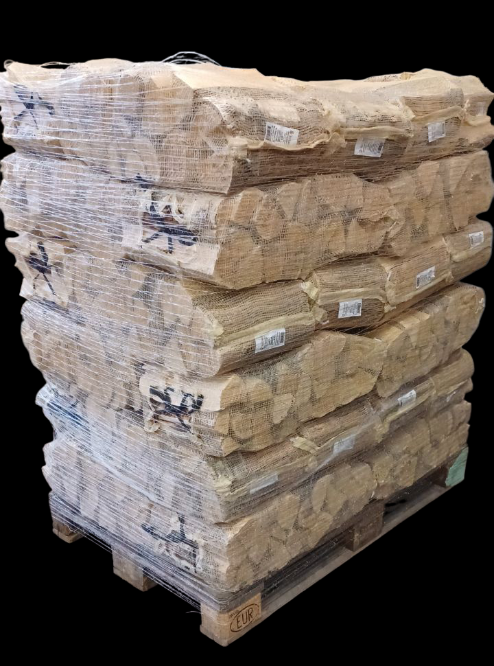 Björkved, 36 säckar à 40 liter